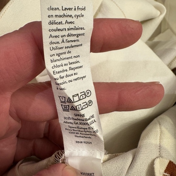 NWT SPANX Polished Clay Zebra Print High Rise Skinny Legging Pull On / LargeTall - Picture 9 of 12